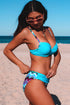 Sexy Padded Gather Push-Up Bikini Set